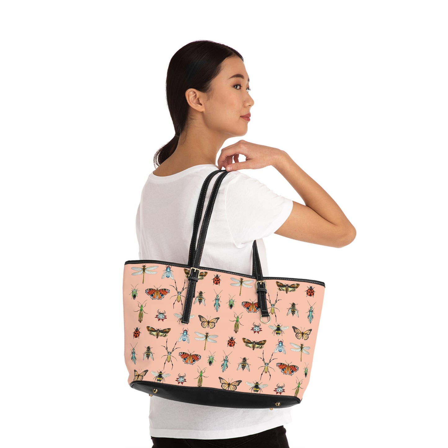 Garden Life - Leather Shoulder Bag - Bermuda Sand