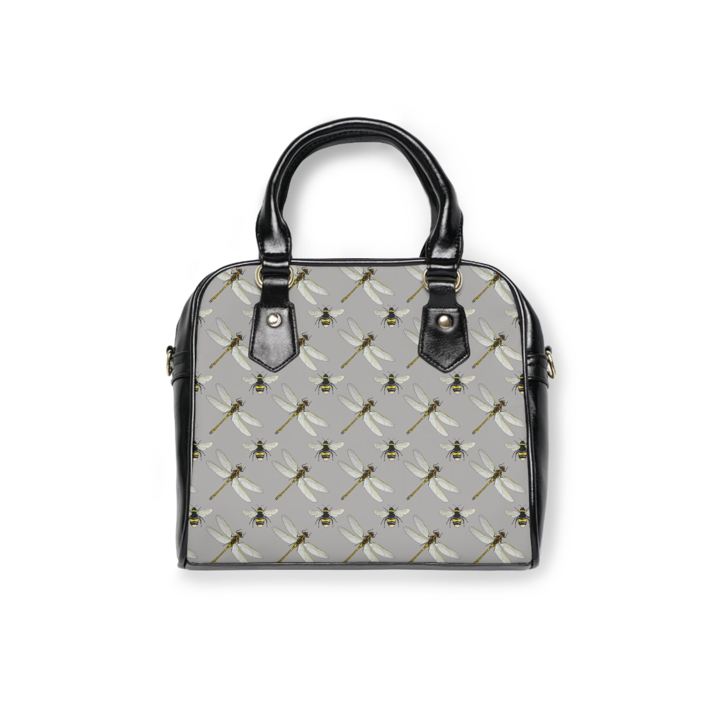 Garden Life - Shoulder Handbag - Light Grey