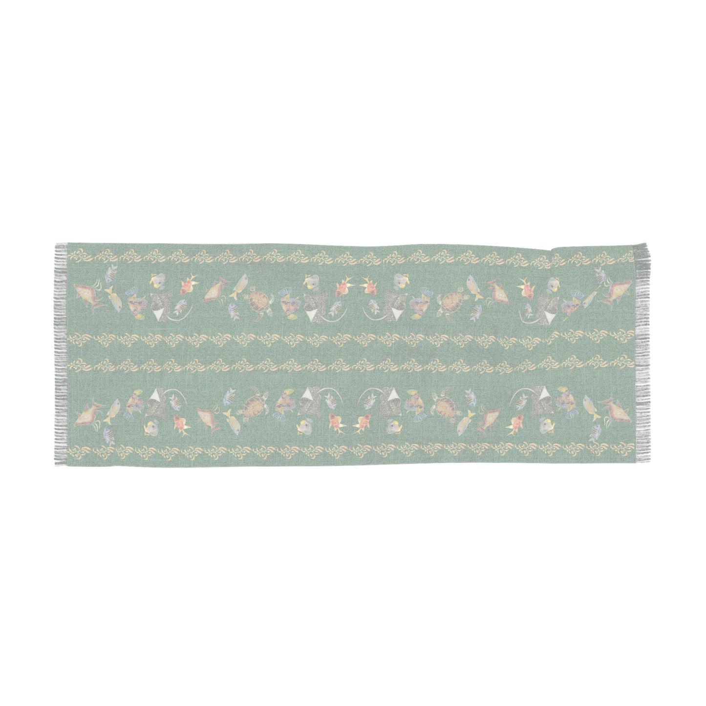 Sargasso Sea - Light Scarf - Dark Green
