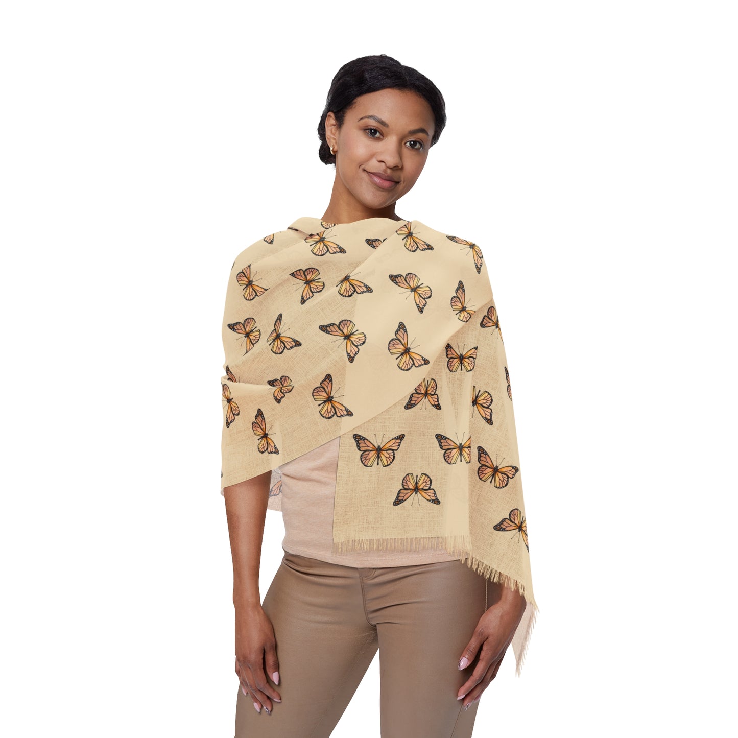 Garden Life - Light Scarf - Tan