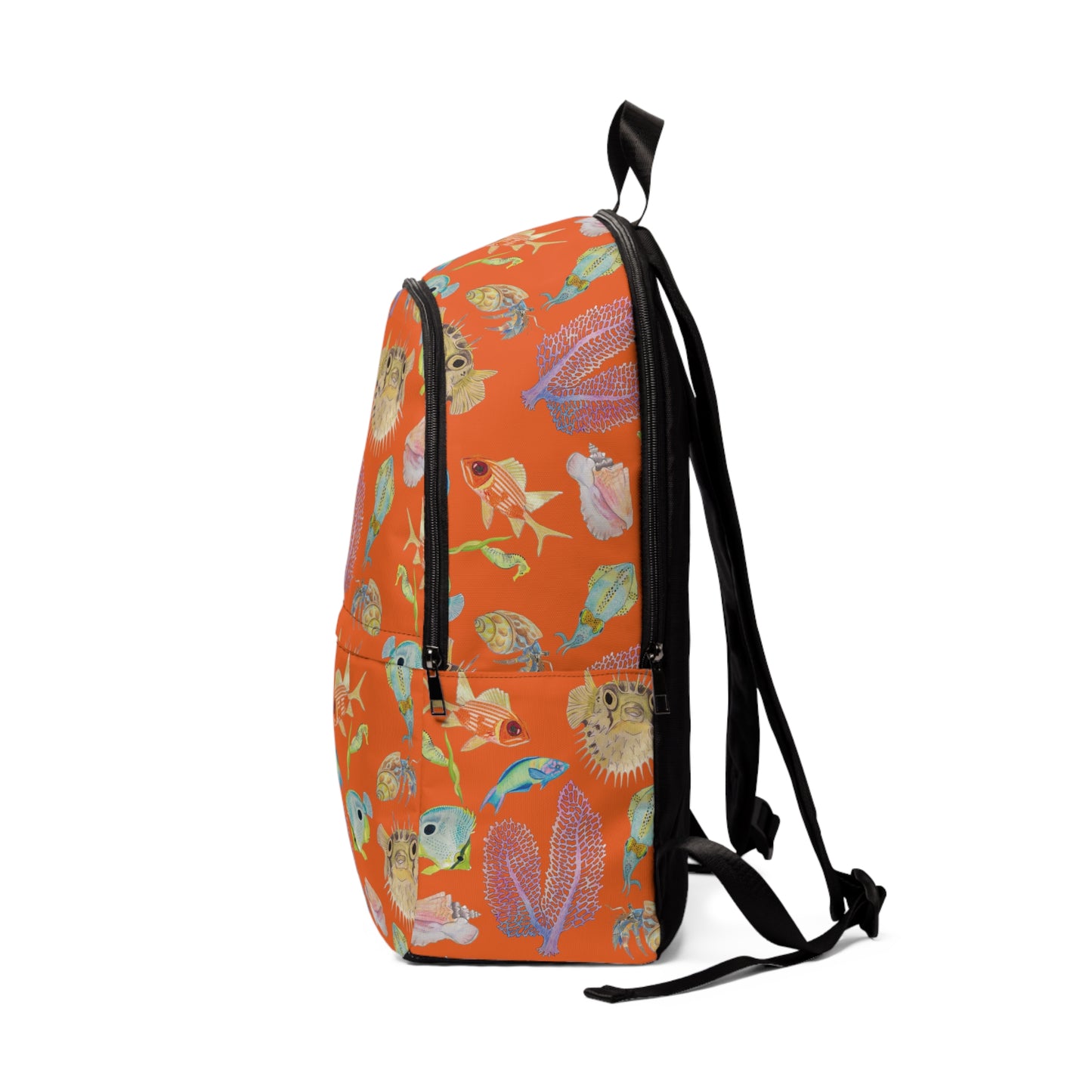 Sargasso Sunrise - Fabric Backpack - Fire