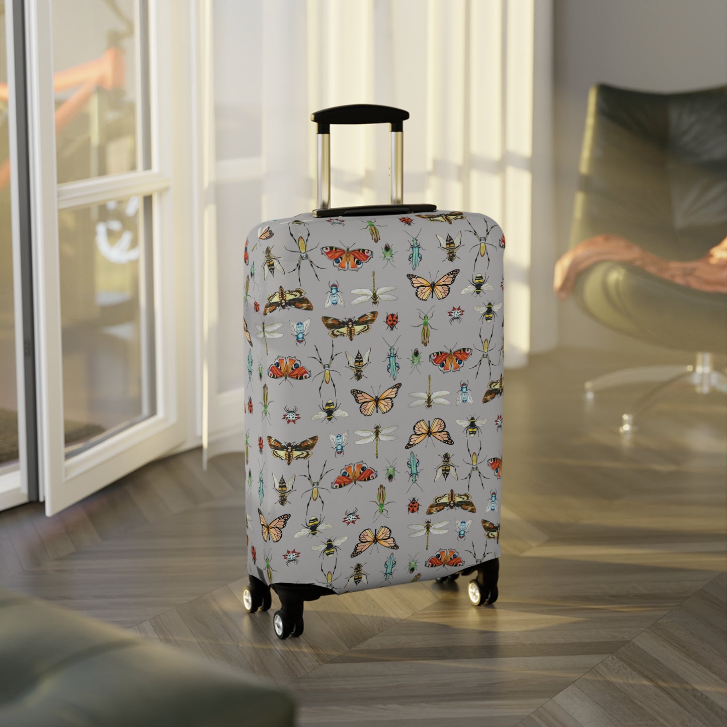 Garden Life - Luggage Cover -Light Grey