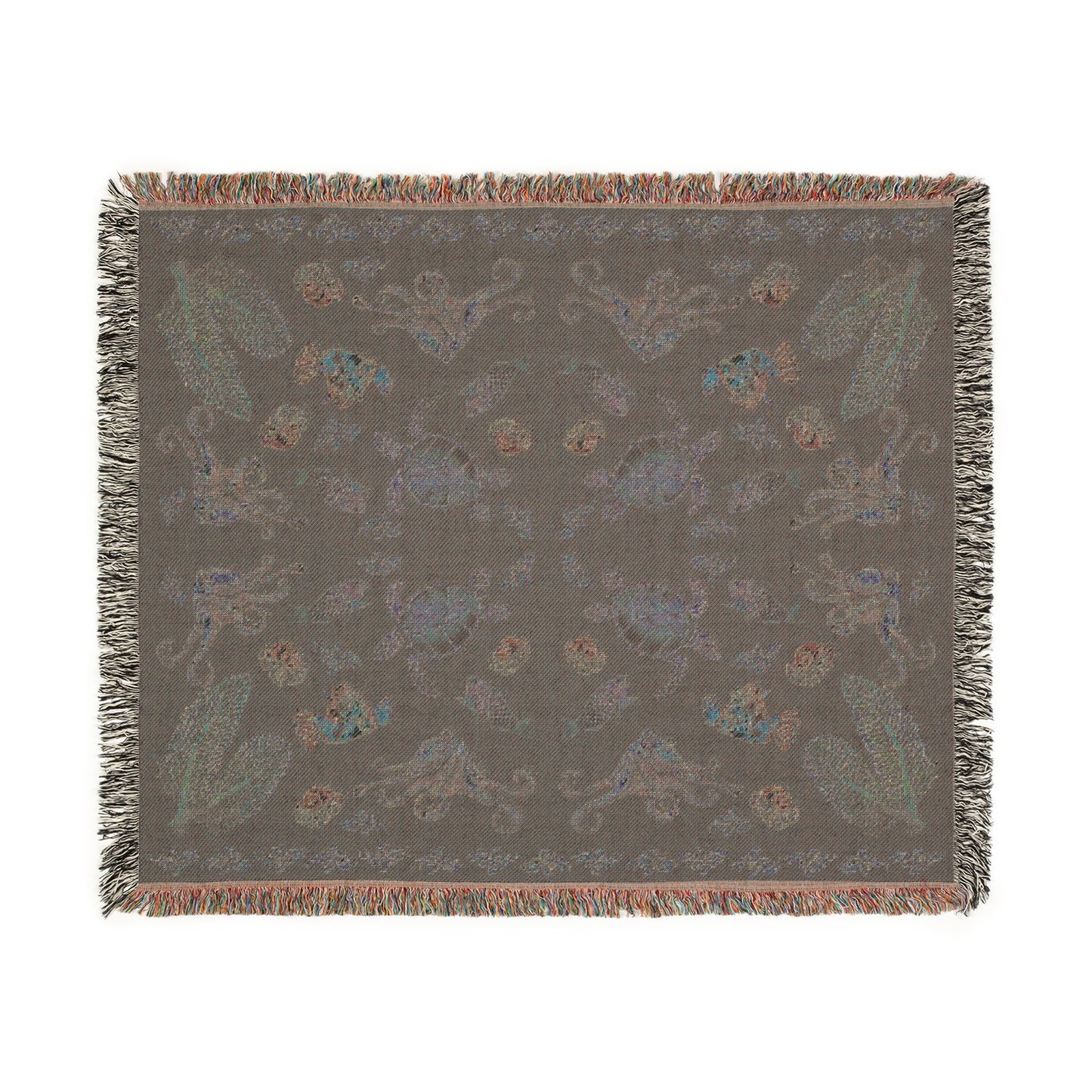 Sargasso Sea - Woven Blanket - Dark Blue