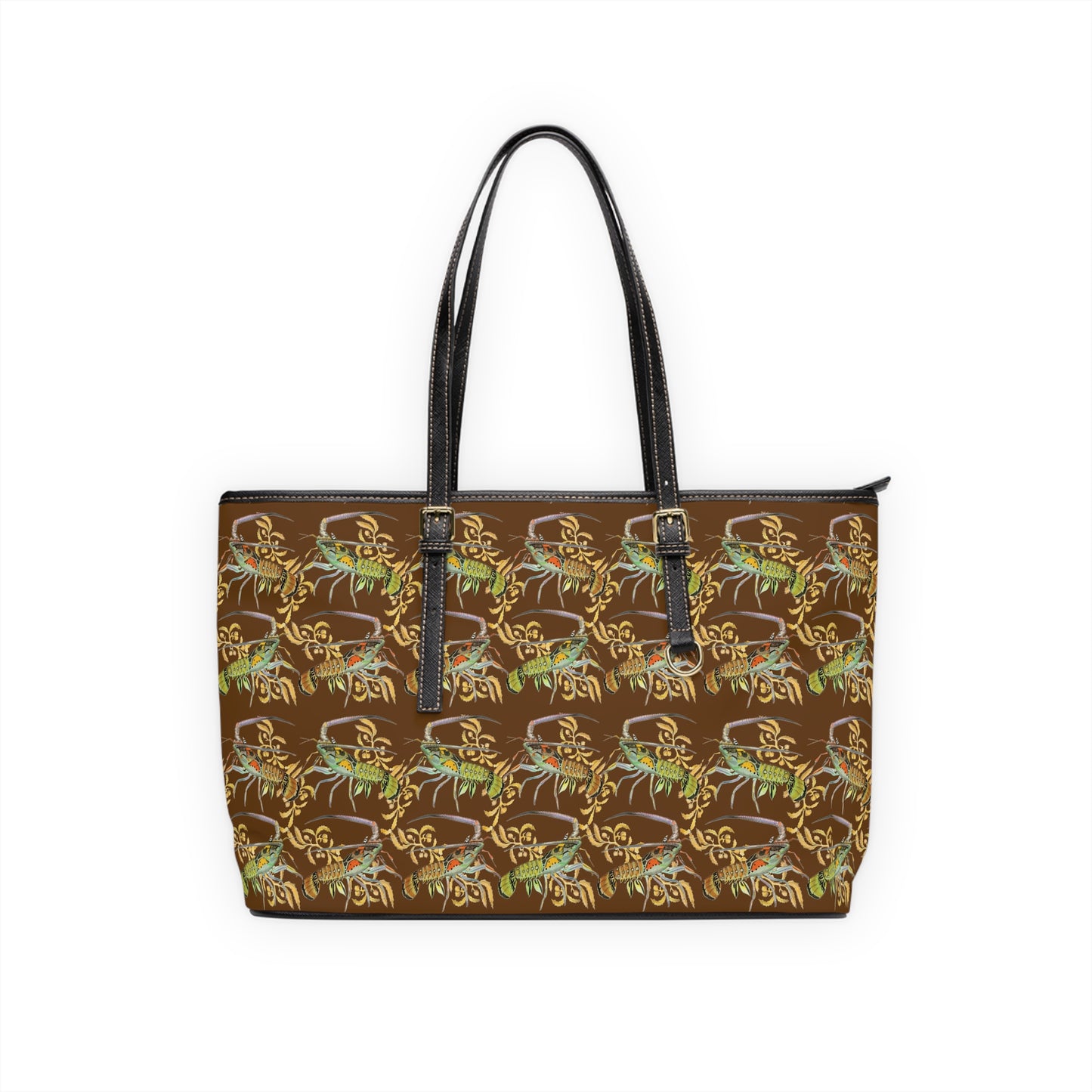 Sargasso Sunset -  Leather Shoulder Bag - Dark Brown