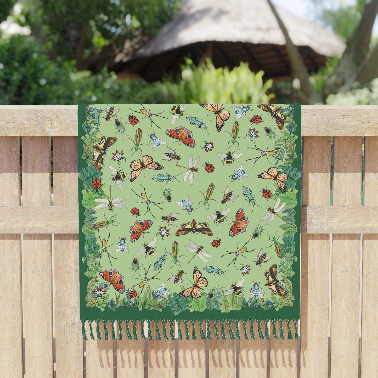 Garden Life - Beach Blanket - Light Green