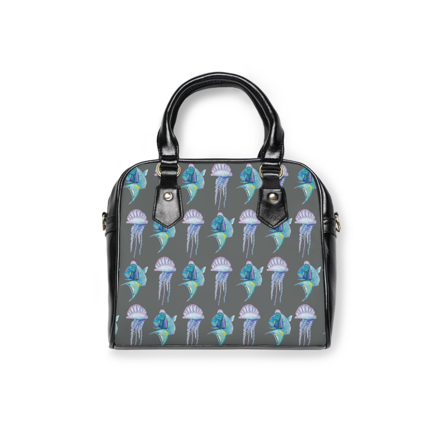 Sargasso Sea - Shoulder Handbag - Dark Grey