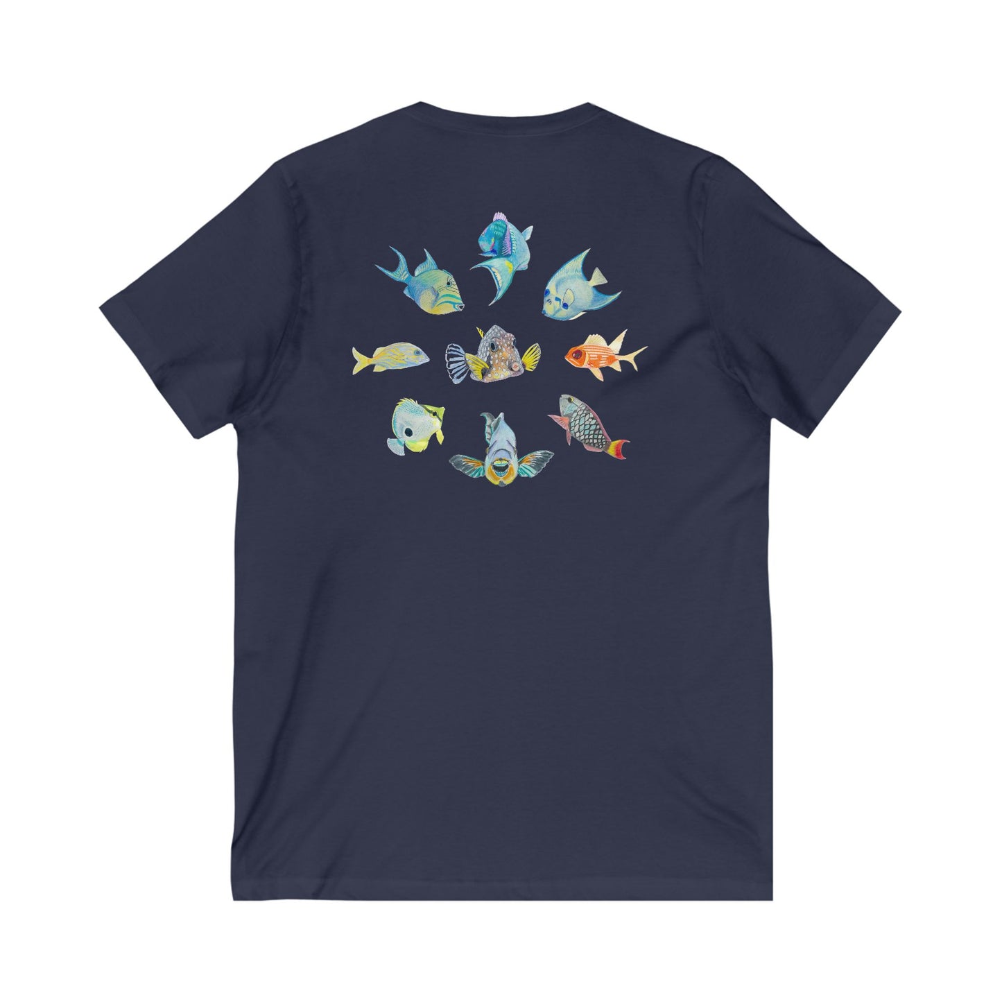 Sargasso Sea - Short Sleeve V-Neck Tee 1