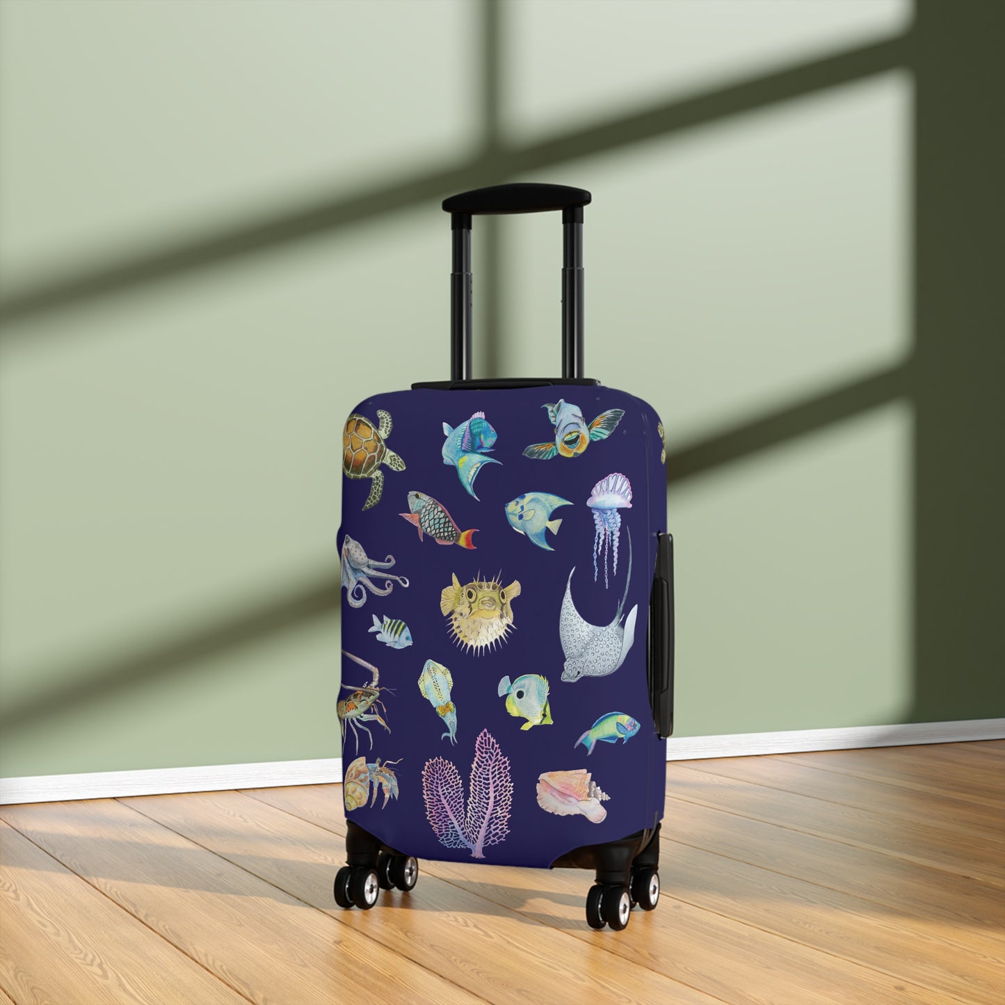 Sargasso Sea - Luggage Cover - Midnight