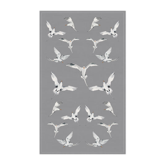 Longtails - Hand Towel - Grey