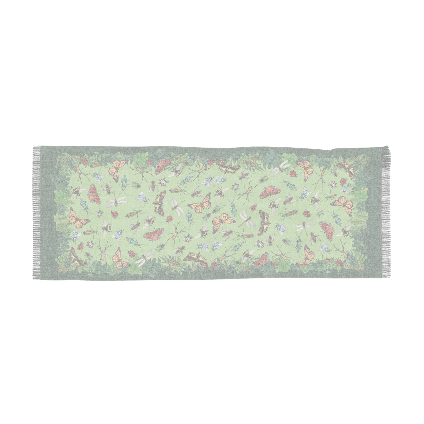Garden Life - Light Scarf - Light Green