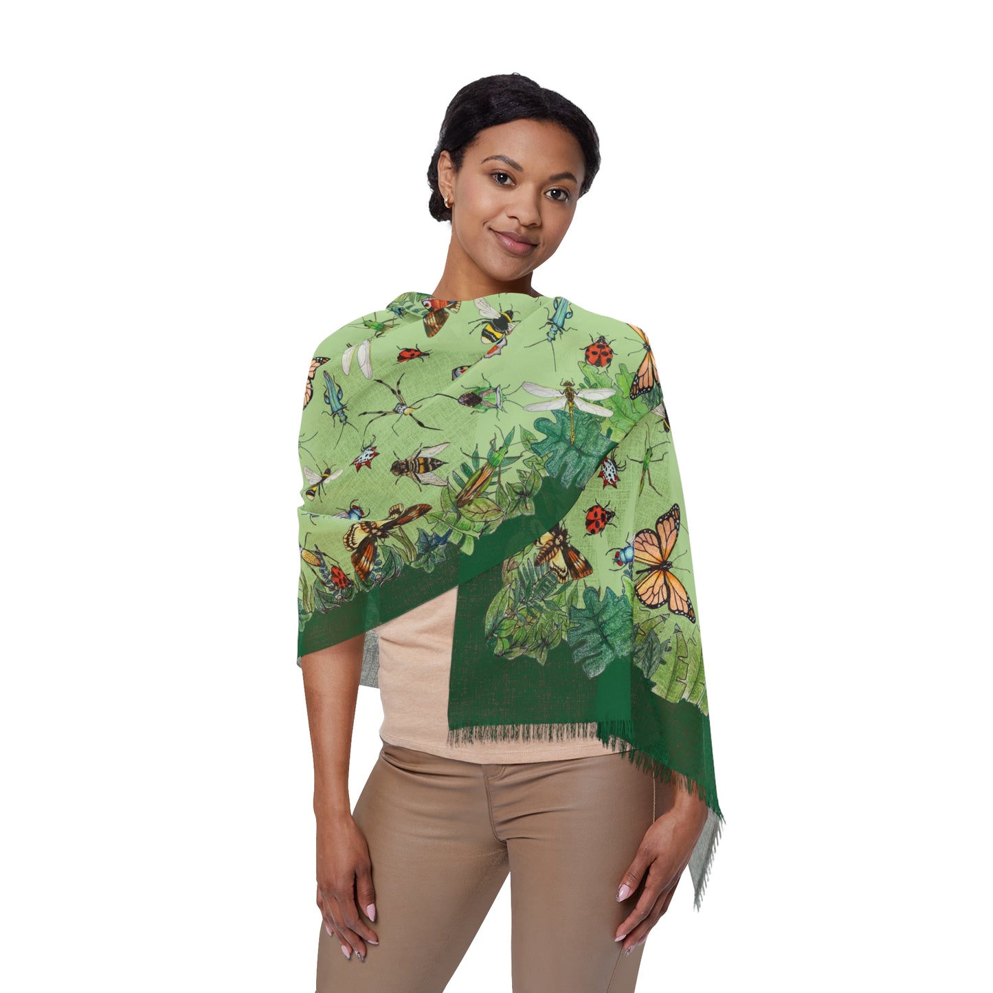 Garden Life - Light Scarf - Light Green