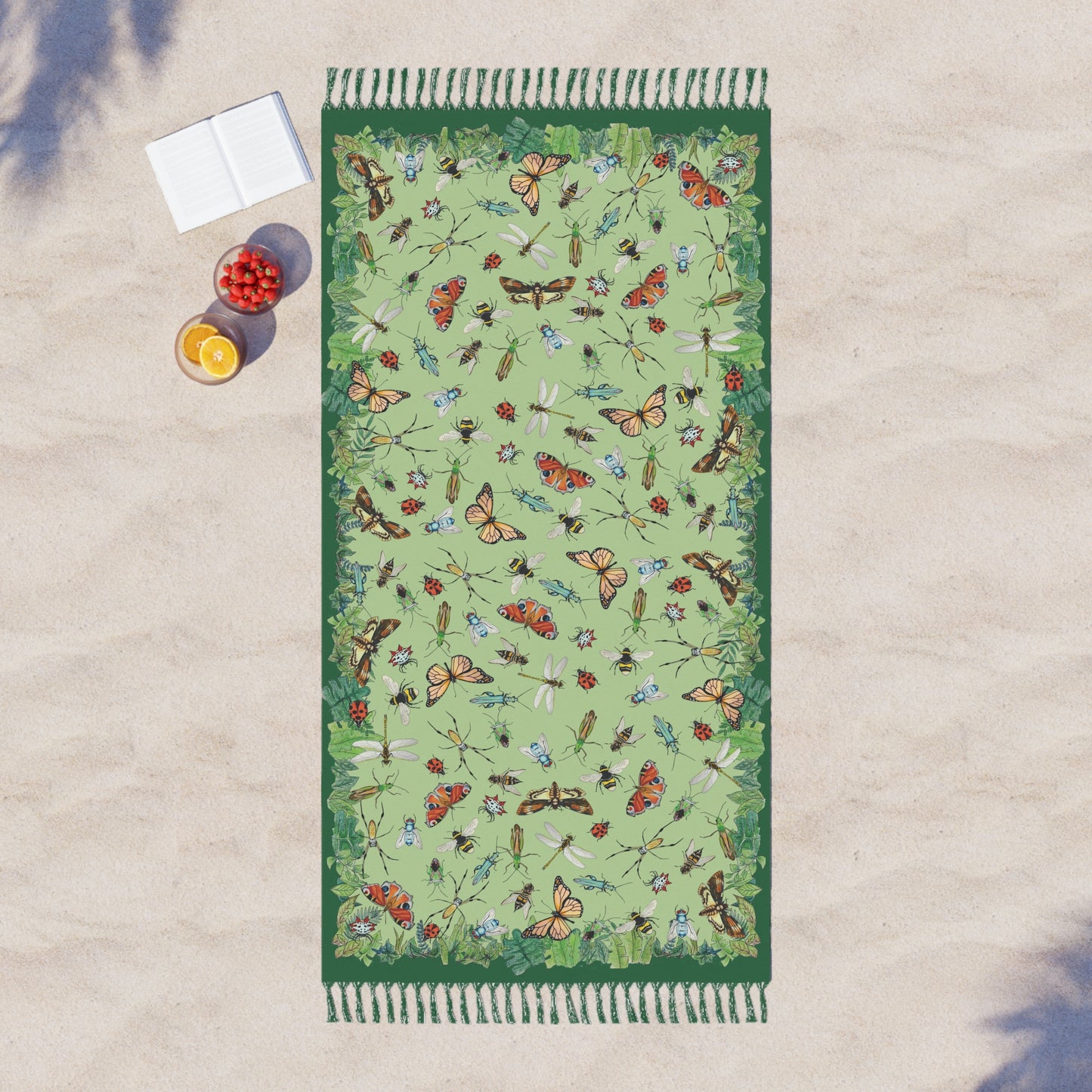 Garden Life - Beach Blanket - Light Green