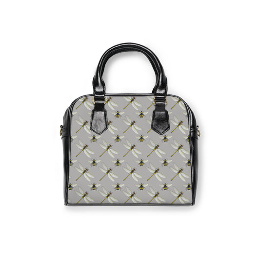 Garden Life - Shoulder Handbag - Light Grey