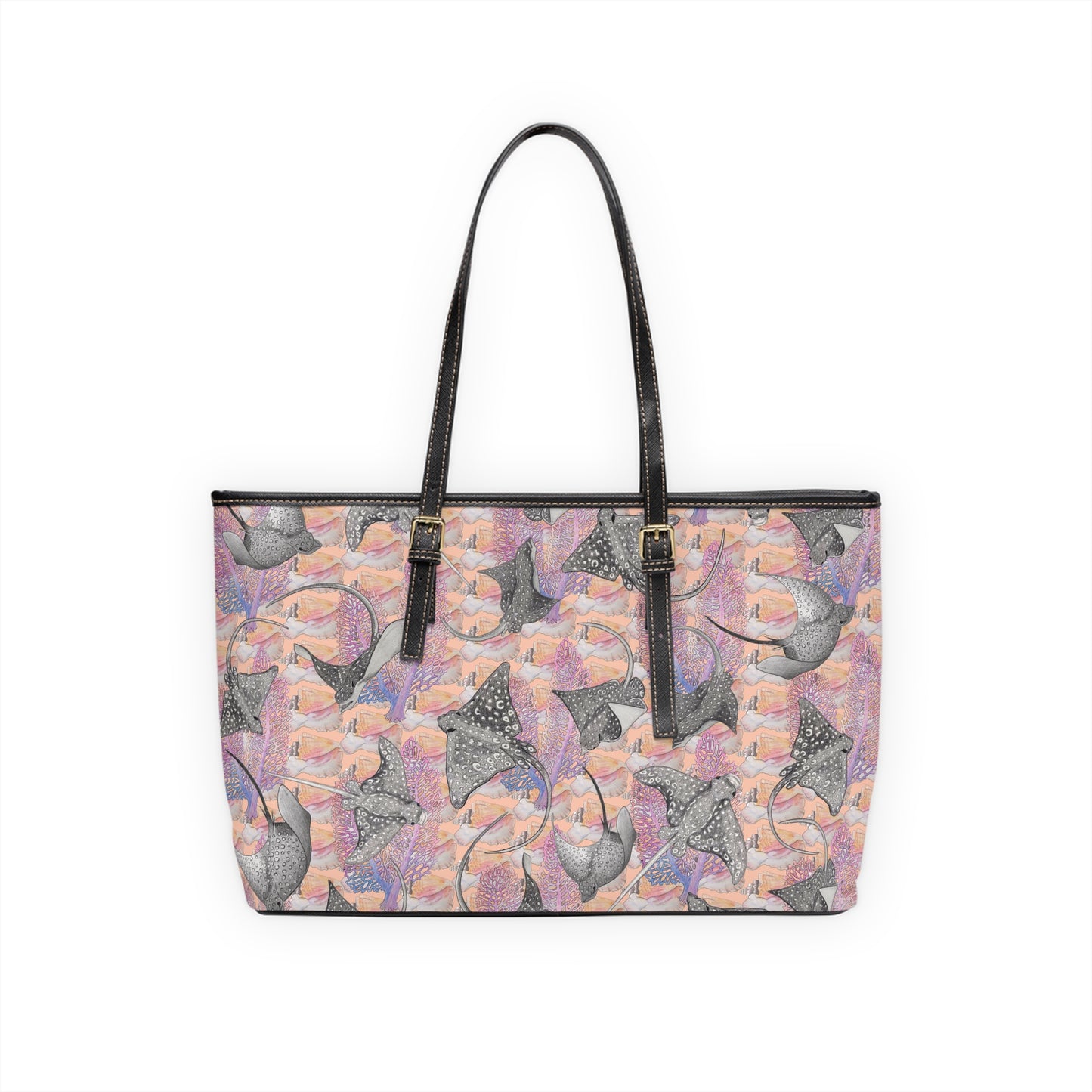 Eagle Ray - Leather Shoulder Bag - Bermuda Sand