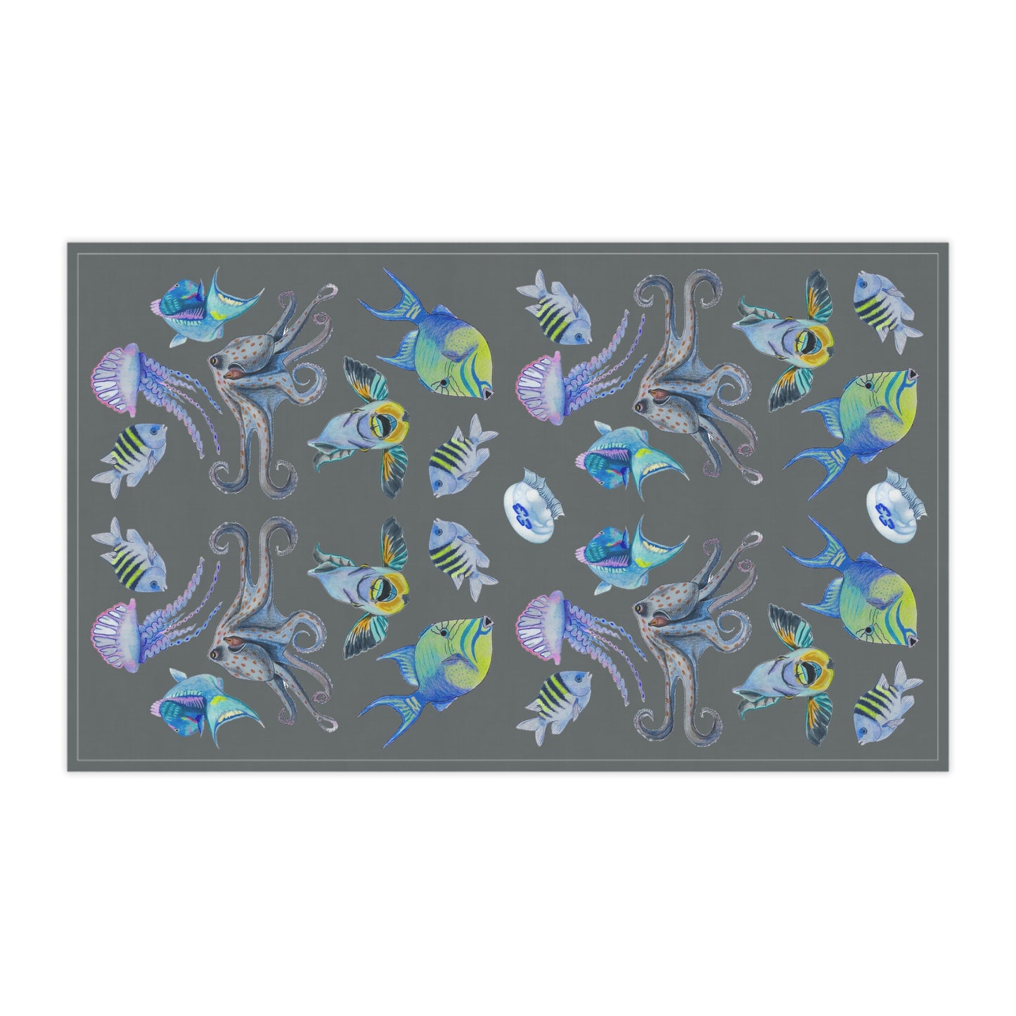 Sargasso Sea - Hand Towel - Dark Grey