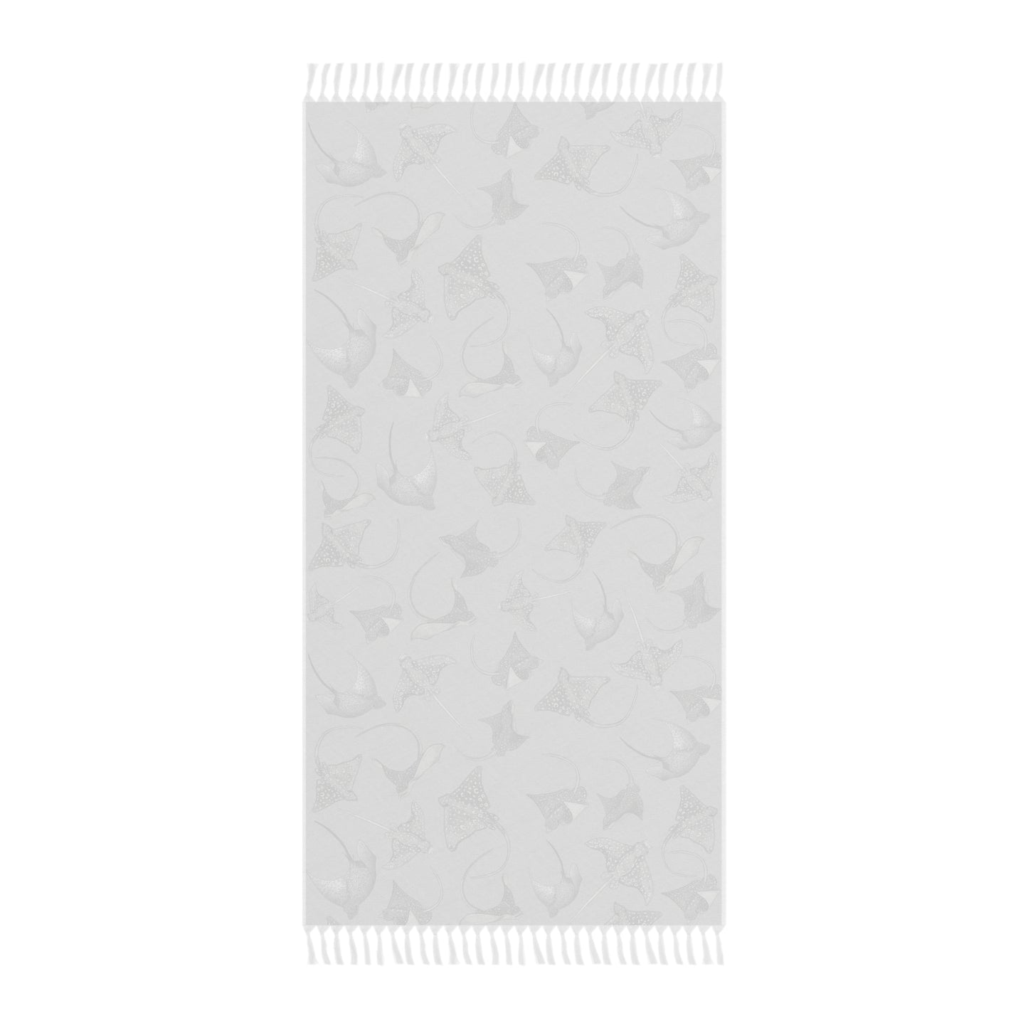 Eagle Ray - Beach Blanket - Light Grey