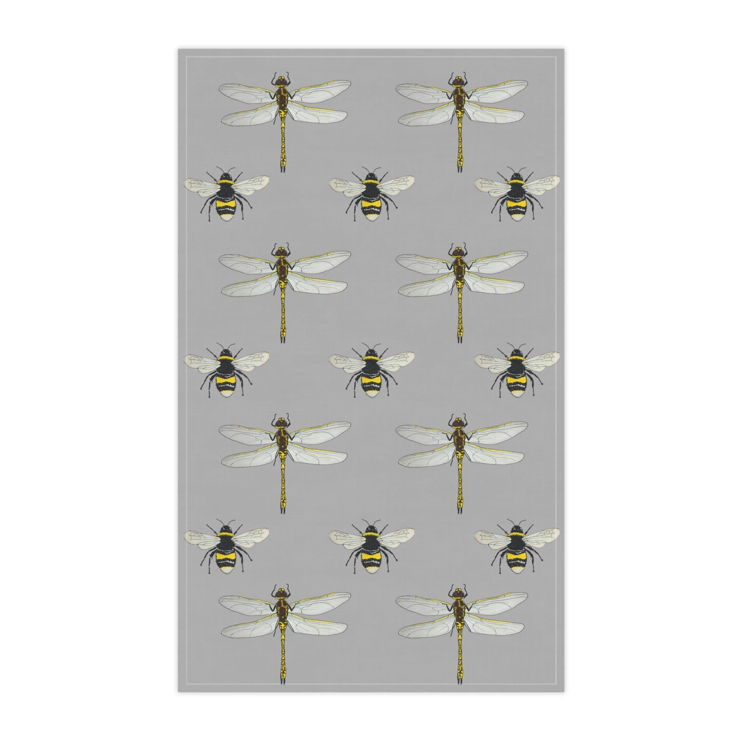 Garden Life - Hand Towel - Light Grey