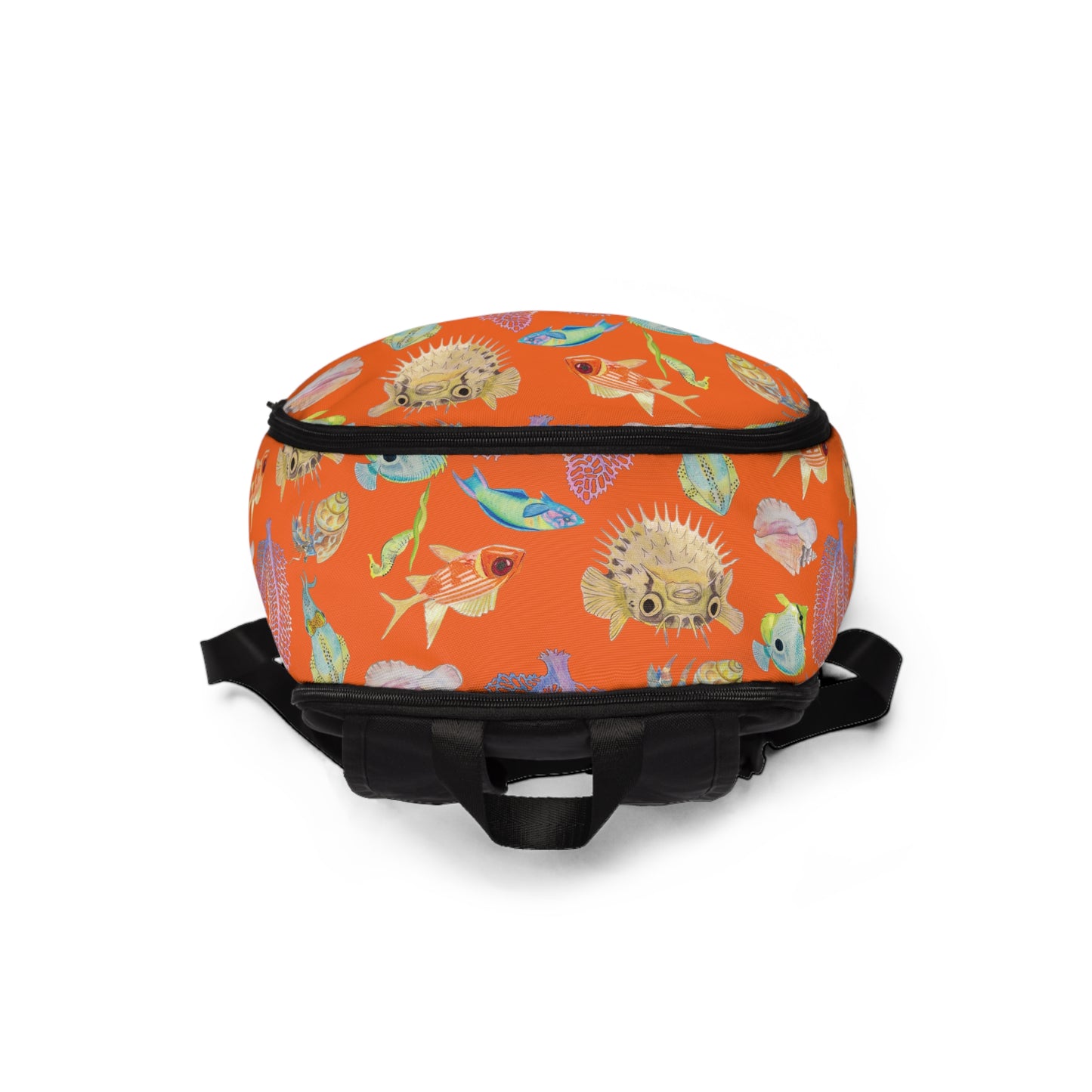 Sargasso Sunrise - Fabric Backpack - Fire