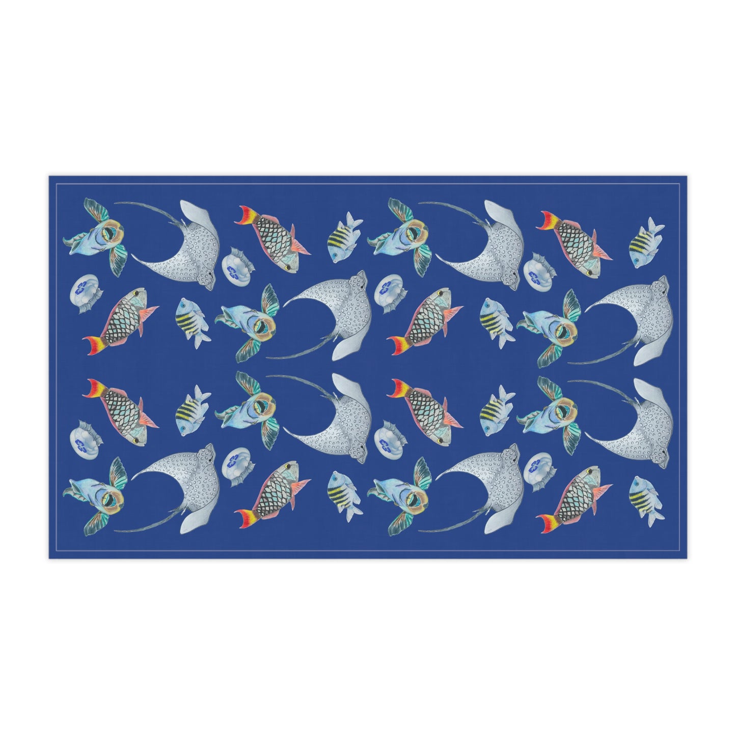 Sargasso Sea - Hand Towel - Dark Blue