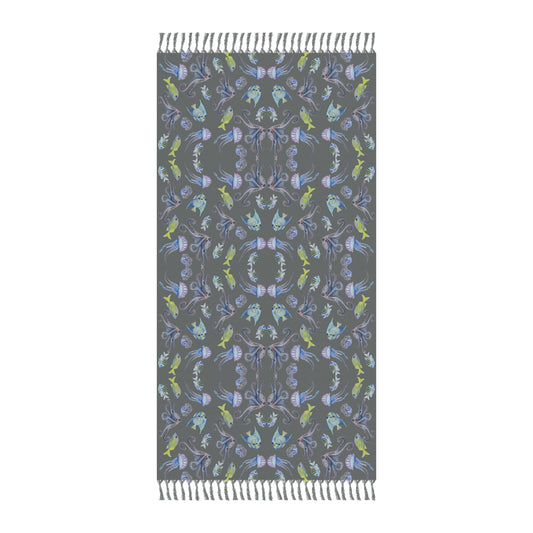 Sargasso Sea - Beach Blanket - Dark Grey