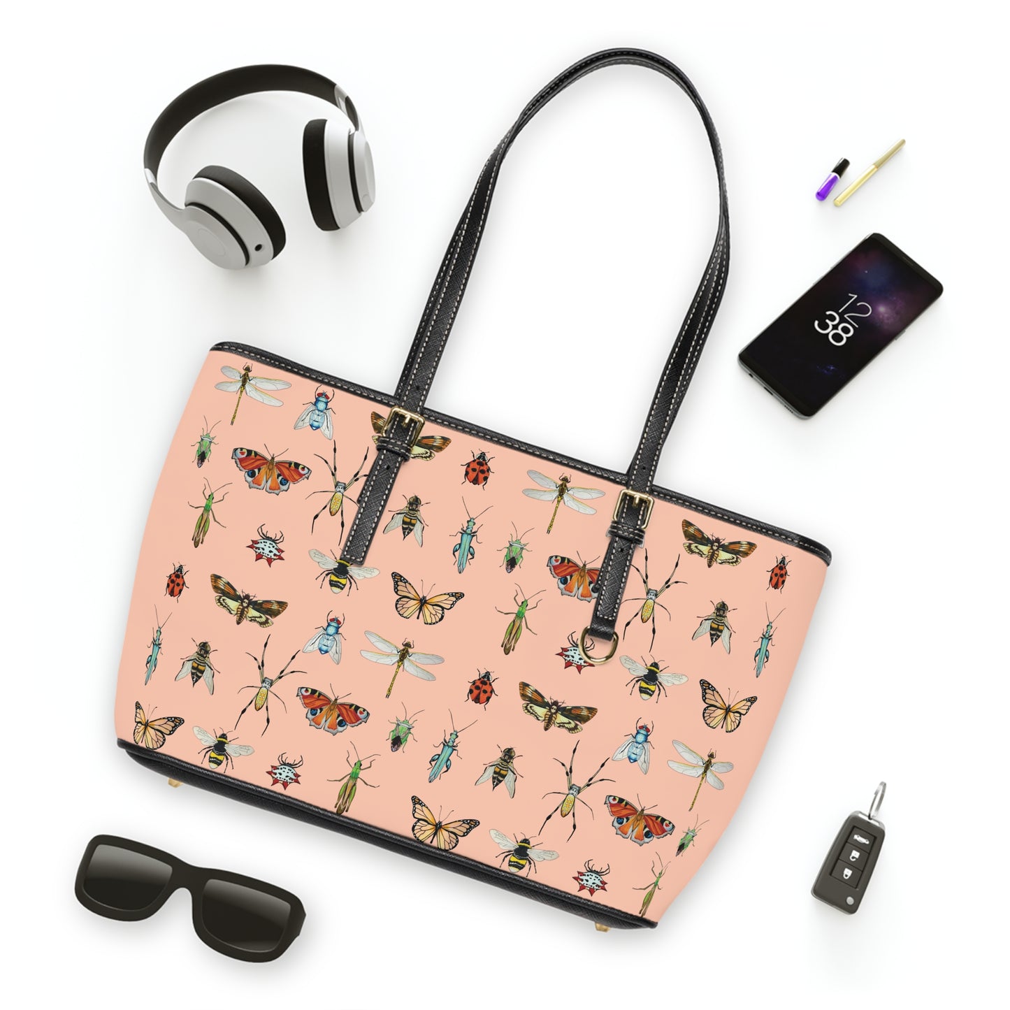 Garden Life - Leather Shoulder Bag - Bermuda Sand