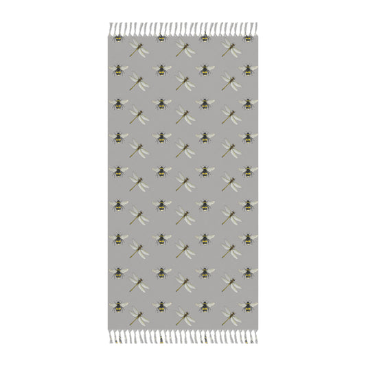 Garden Life - Beach Blanket - Light Grey