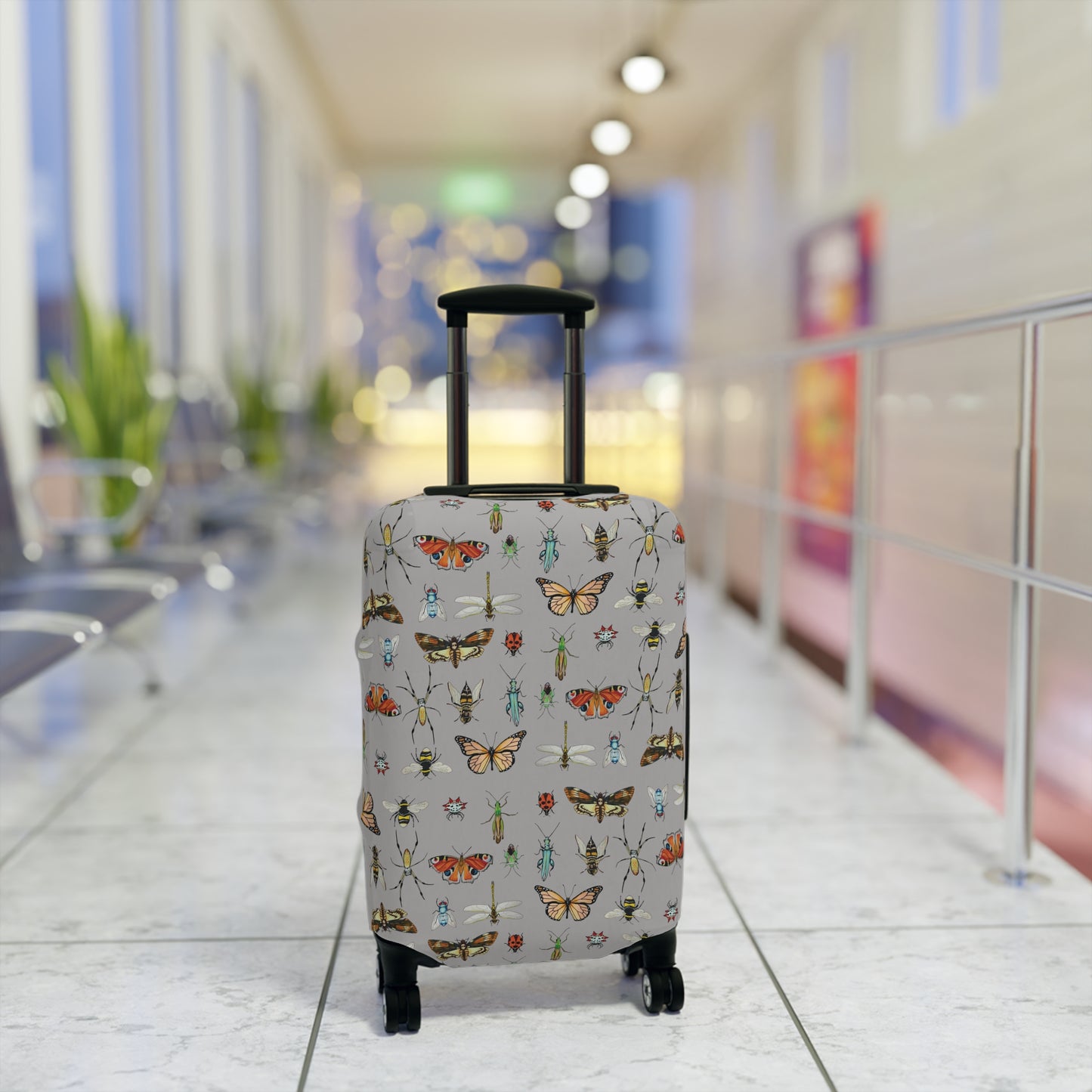 Garden Life - Luggage Cover -Light Grey