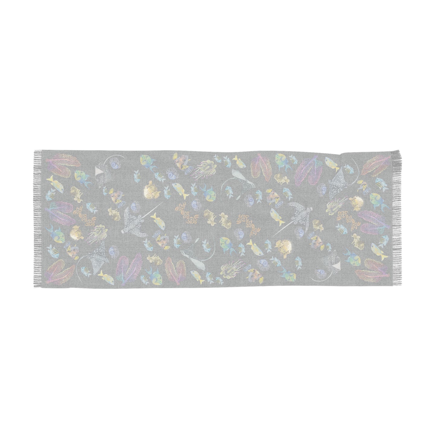Sargasso Sea - Light Scarf - Dark Grey