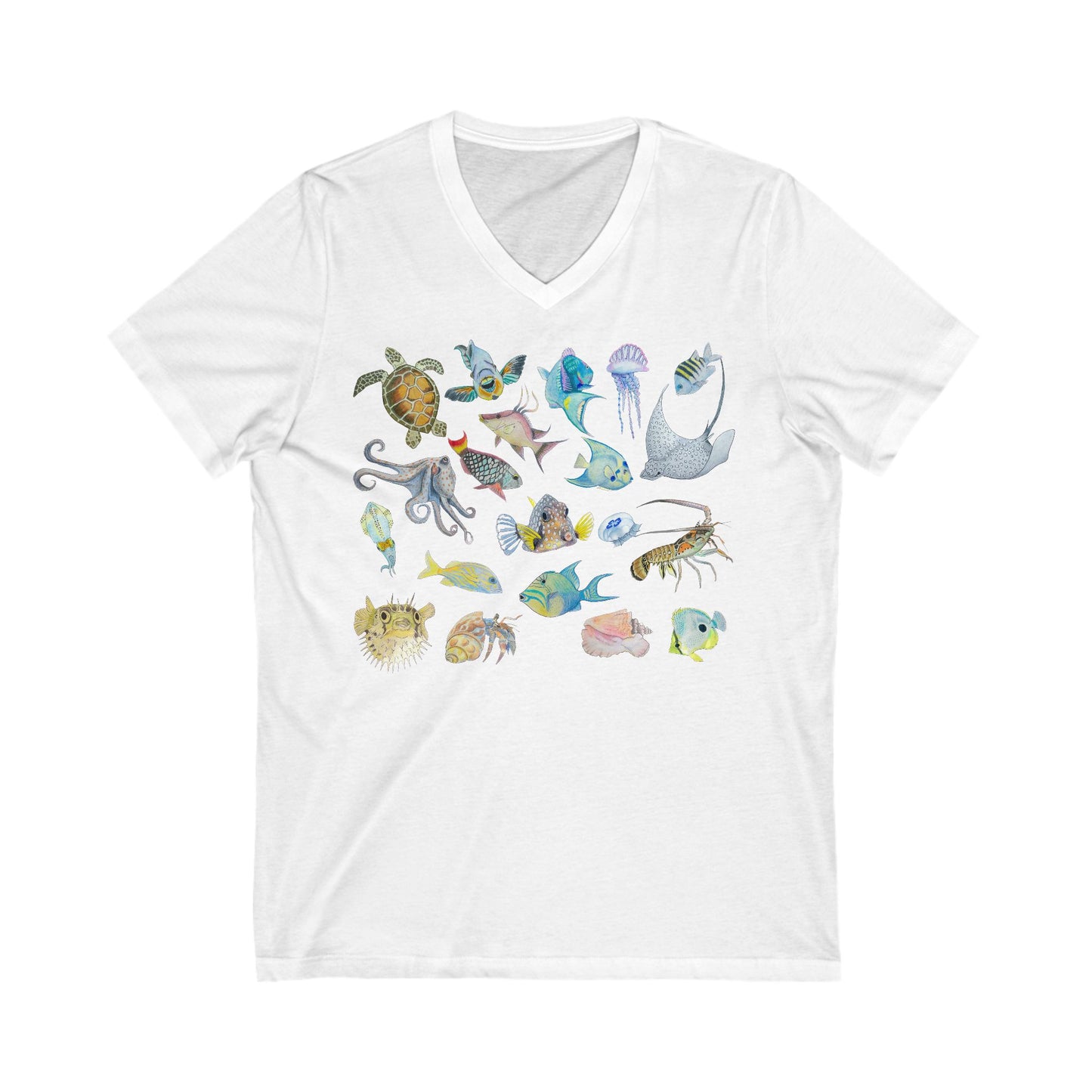 Sargasso Sea - Short Sleeve V-Neck Tee 3