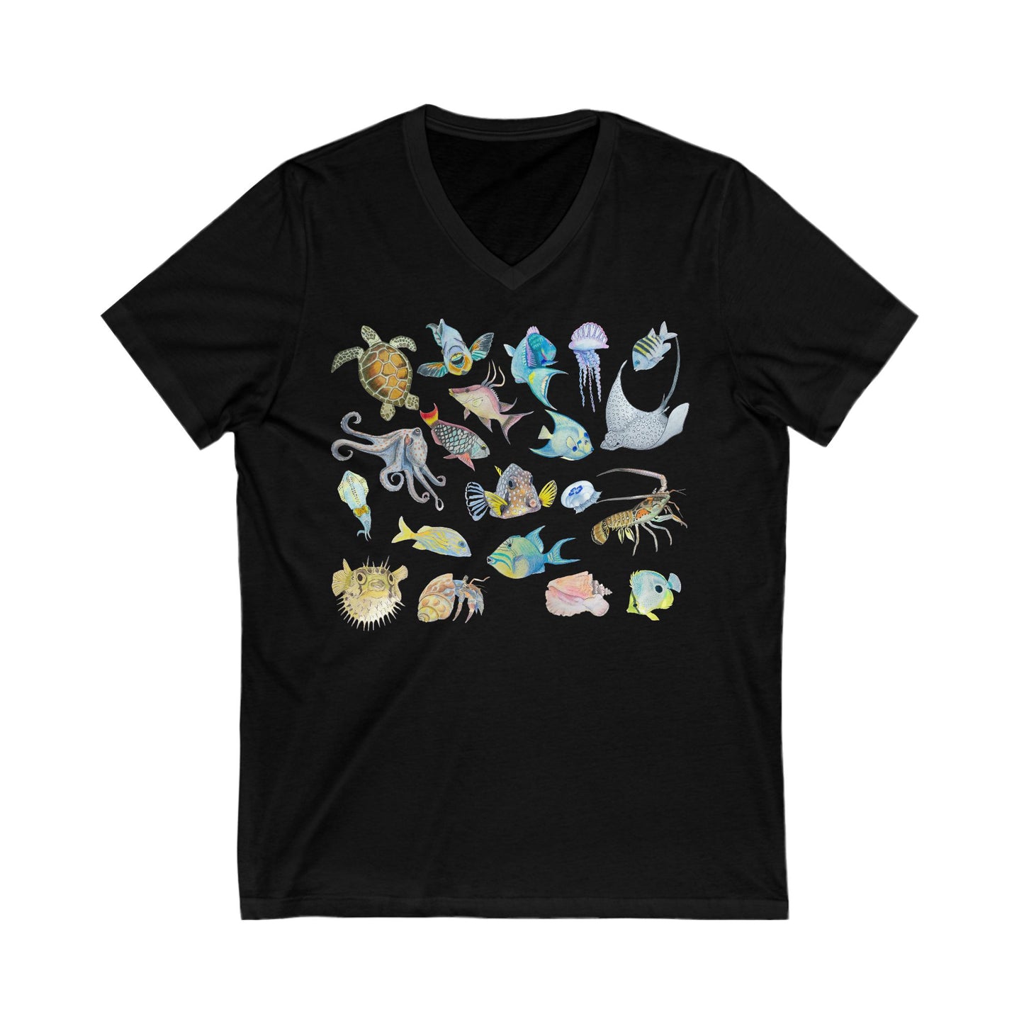 Sargasso Sea - Short Sleeve V-Neck Tee 3