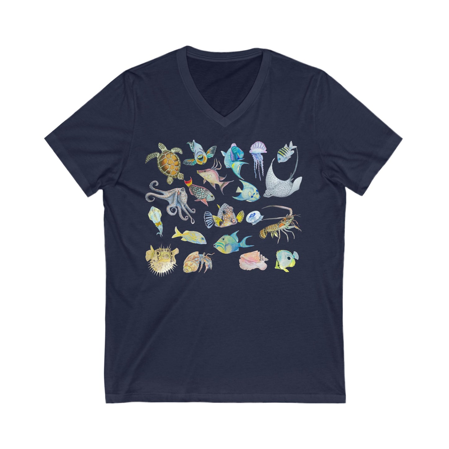 Sargasso Sea - Short Sleeve V-Neck Tee 3