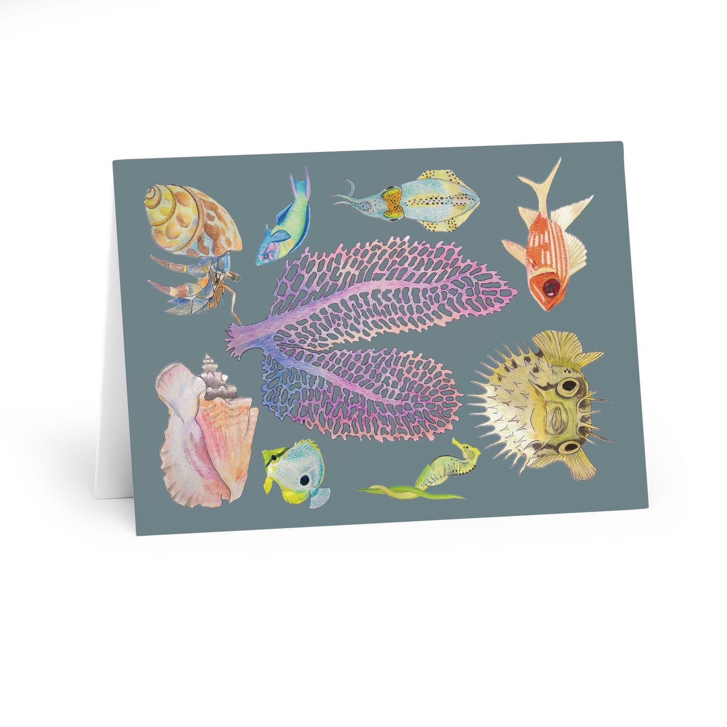 Sargasso Sea - Greeting Cards (5 Pack) - Stone
