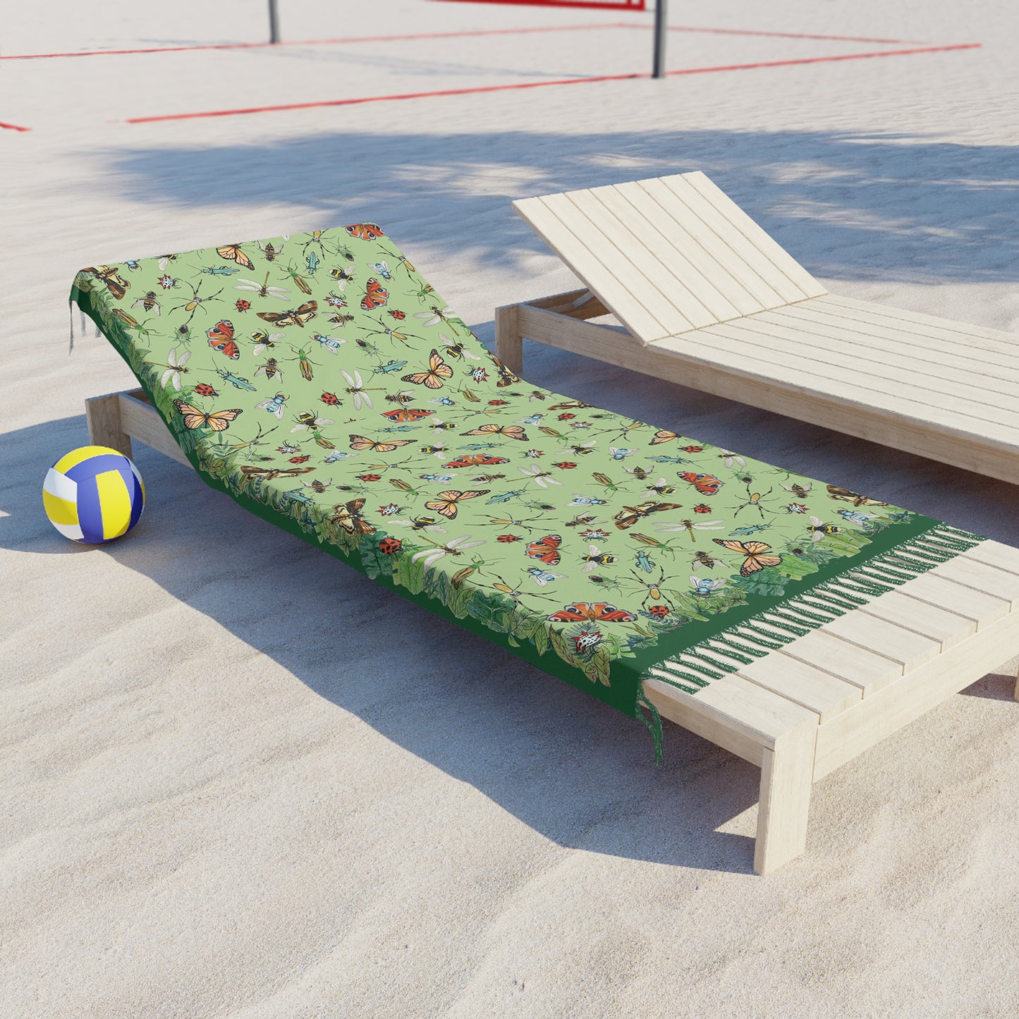 Garden Life - Beach Blanket - Light Green