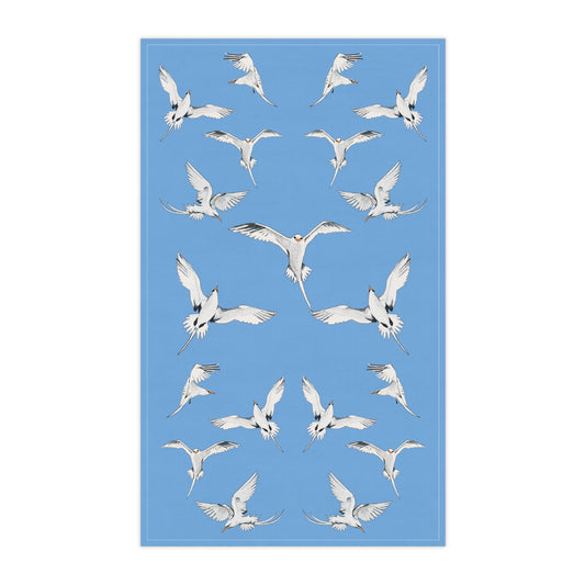 Longtails - Hand Towel - Light Blue