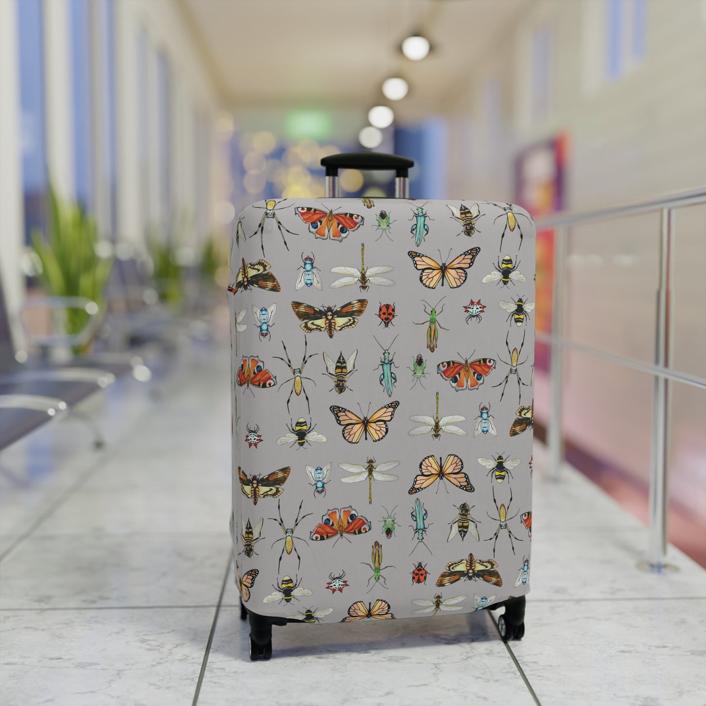 Garden Life - Luggage Cover -Light Grey
