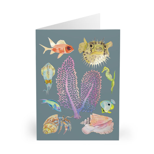 Sargasso Sea - Greeting Cards (5 Pack) - Stone