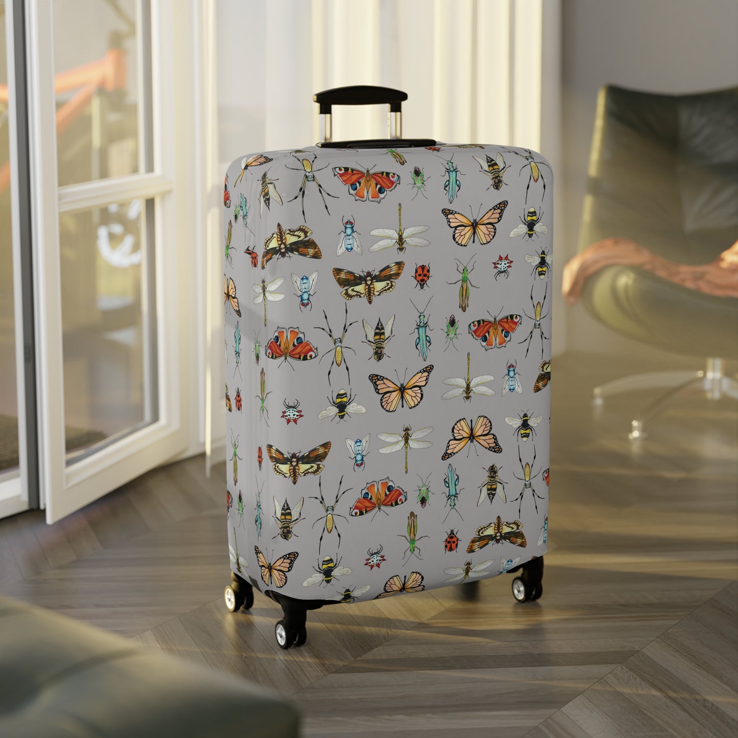 Garden Life - Luggage Cover -Light Grey