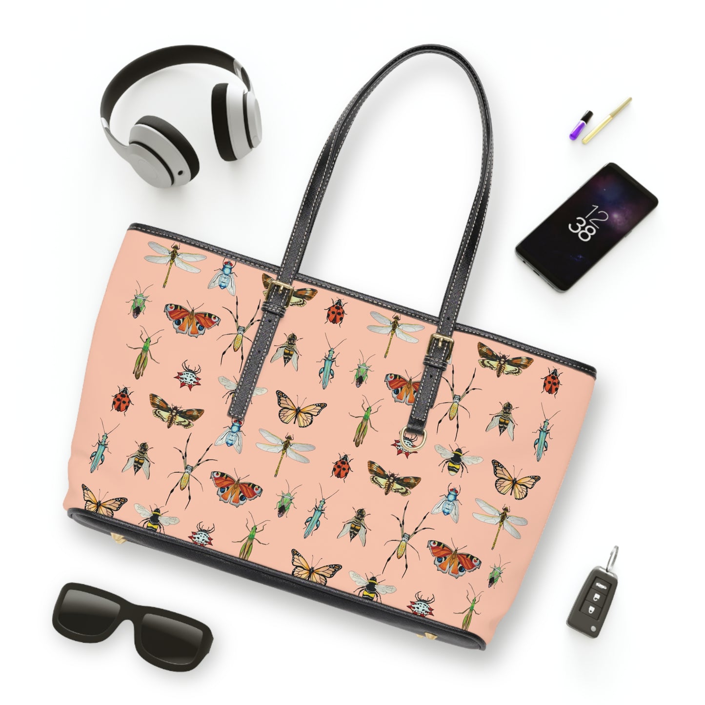Garden Life - Leather Shoulder Bag - Bermuda Sand