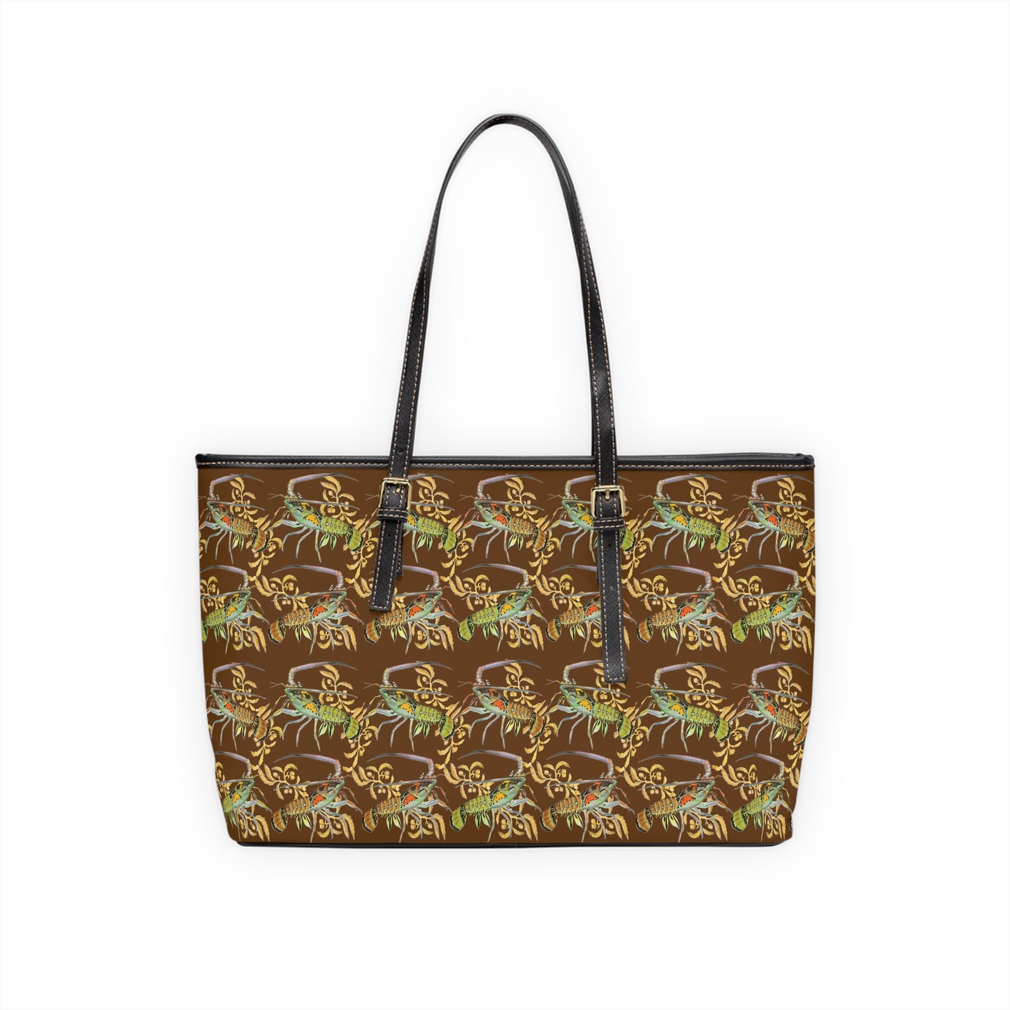 Sargasso Sunset -  Leather Shoulder Bag - Dark Brown