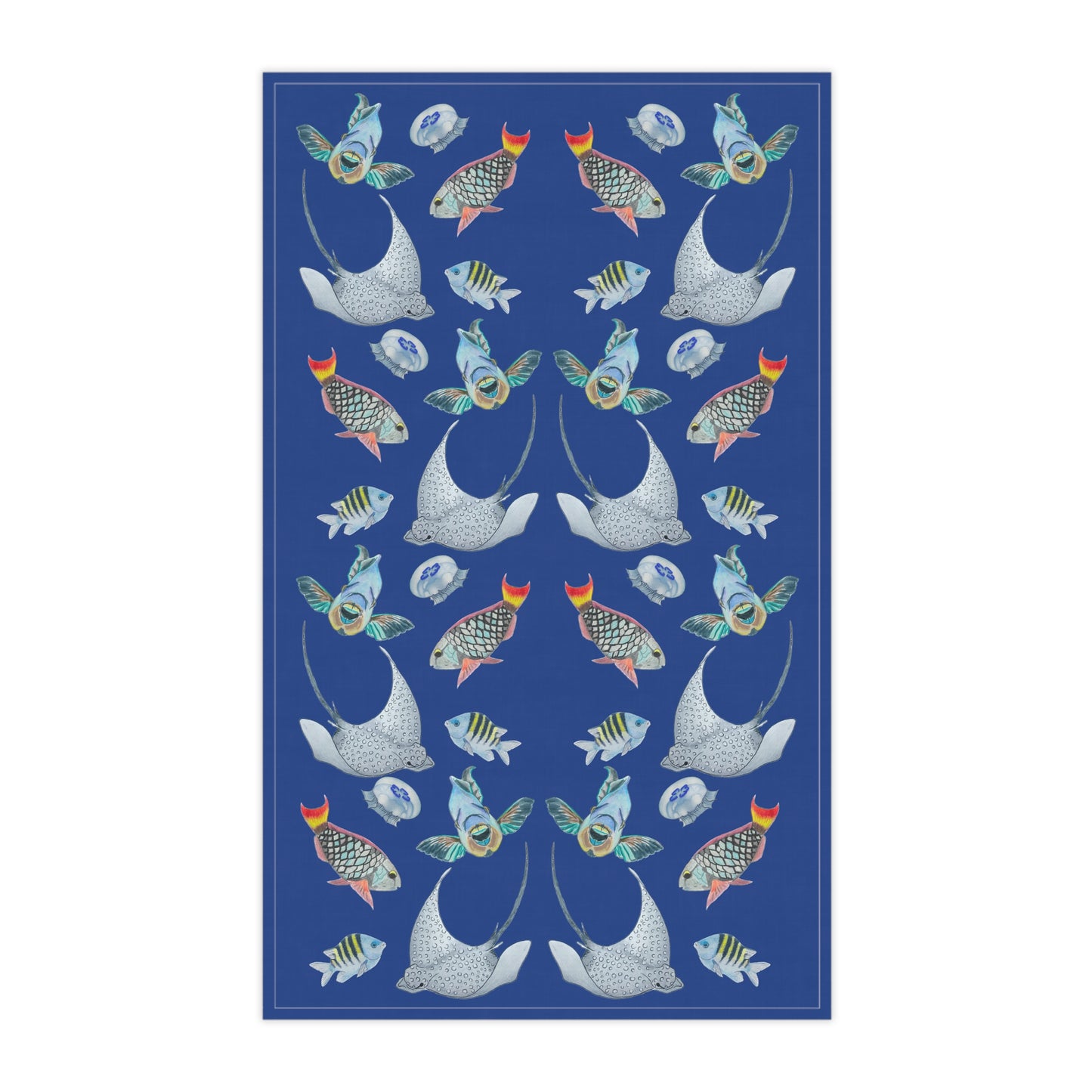 Sargasso Sea - Hand Towel - Dark Blue