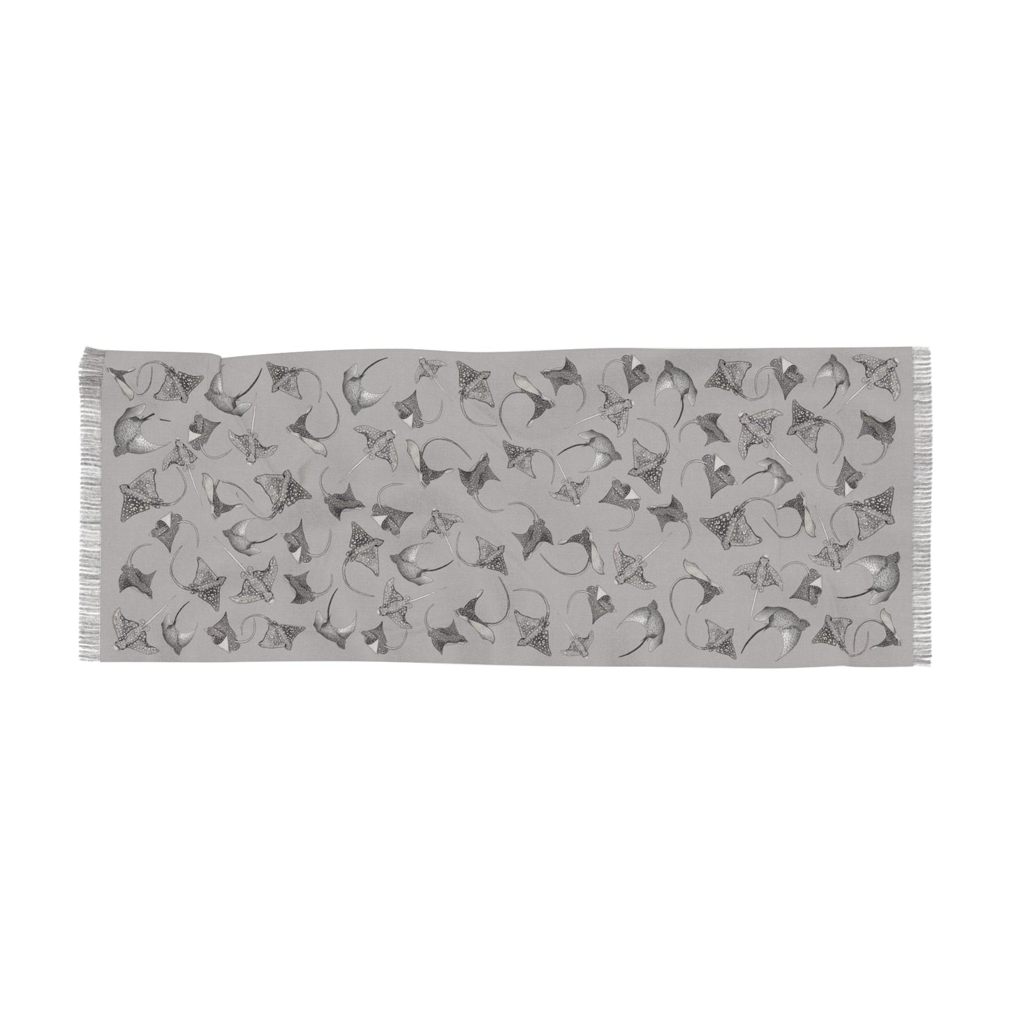 Eagle Ray - Light Scarf - Light Grey