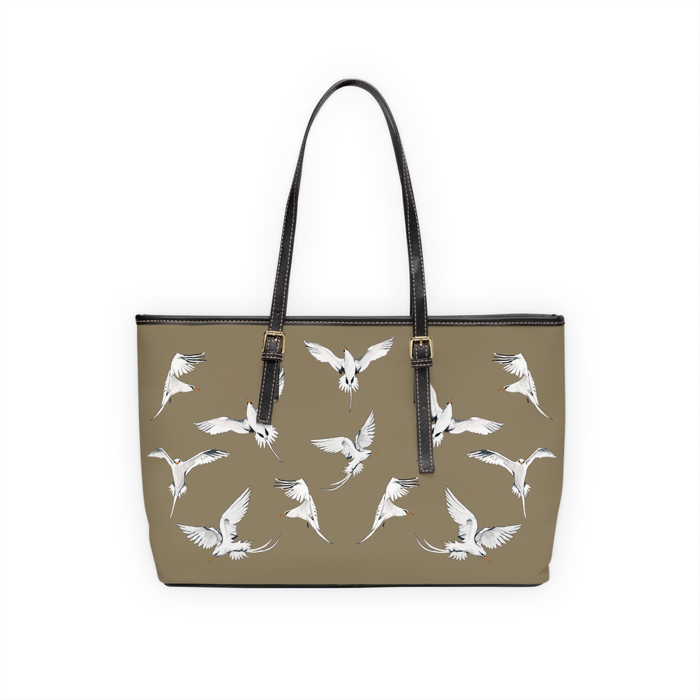 Longtails - Leather Shoulder Bag - Ecru