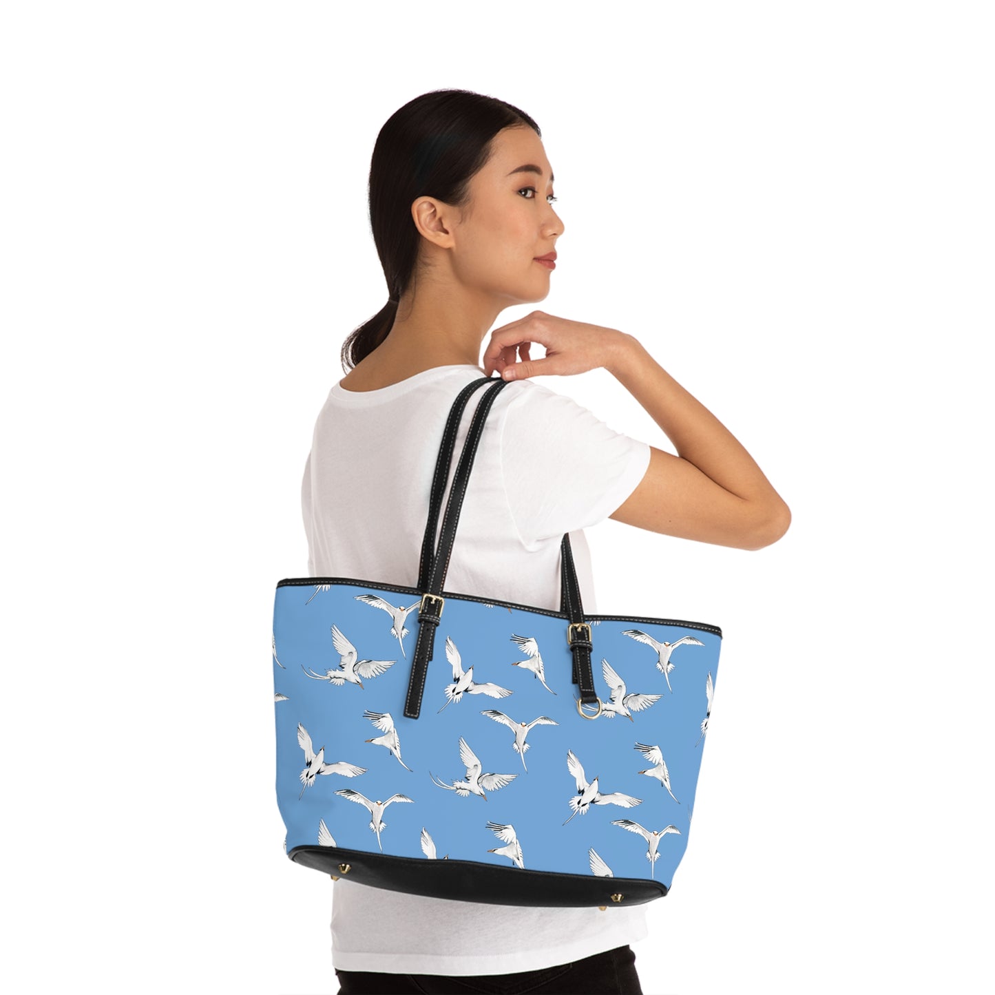 Longtails -  Leather Shoulder Bag - Blue