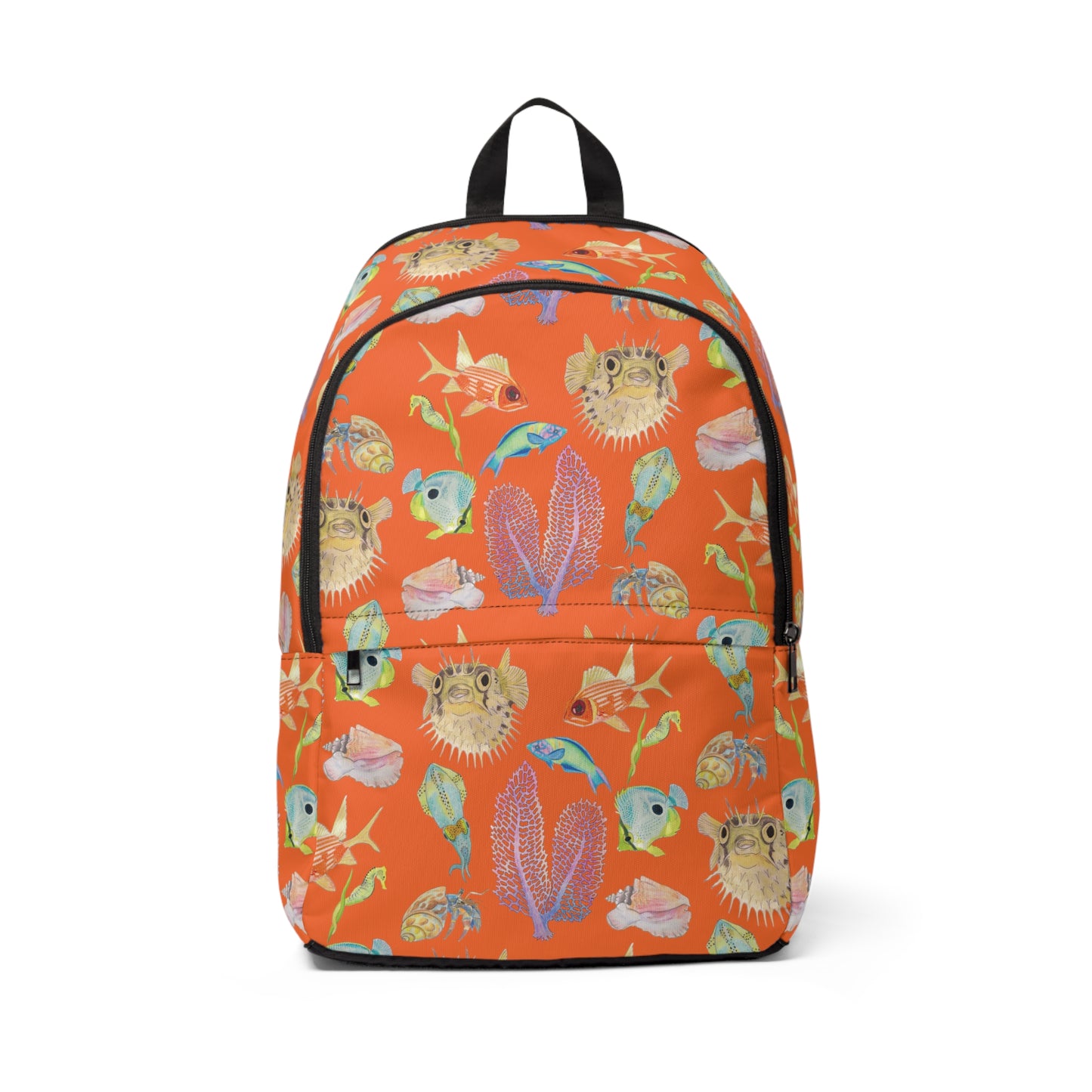 Sargasso Sunrise - Fabric Backpack - Fire