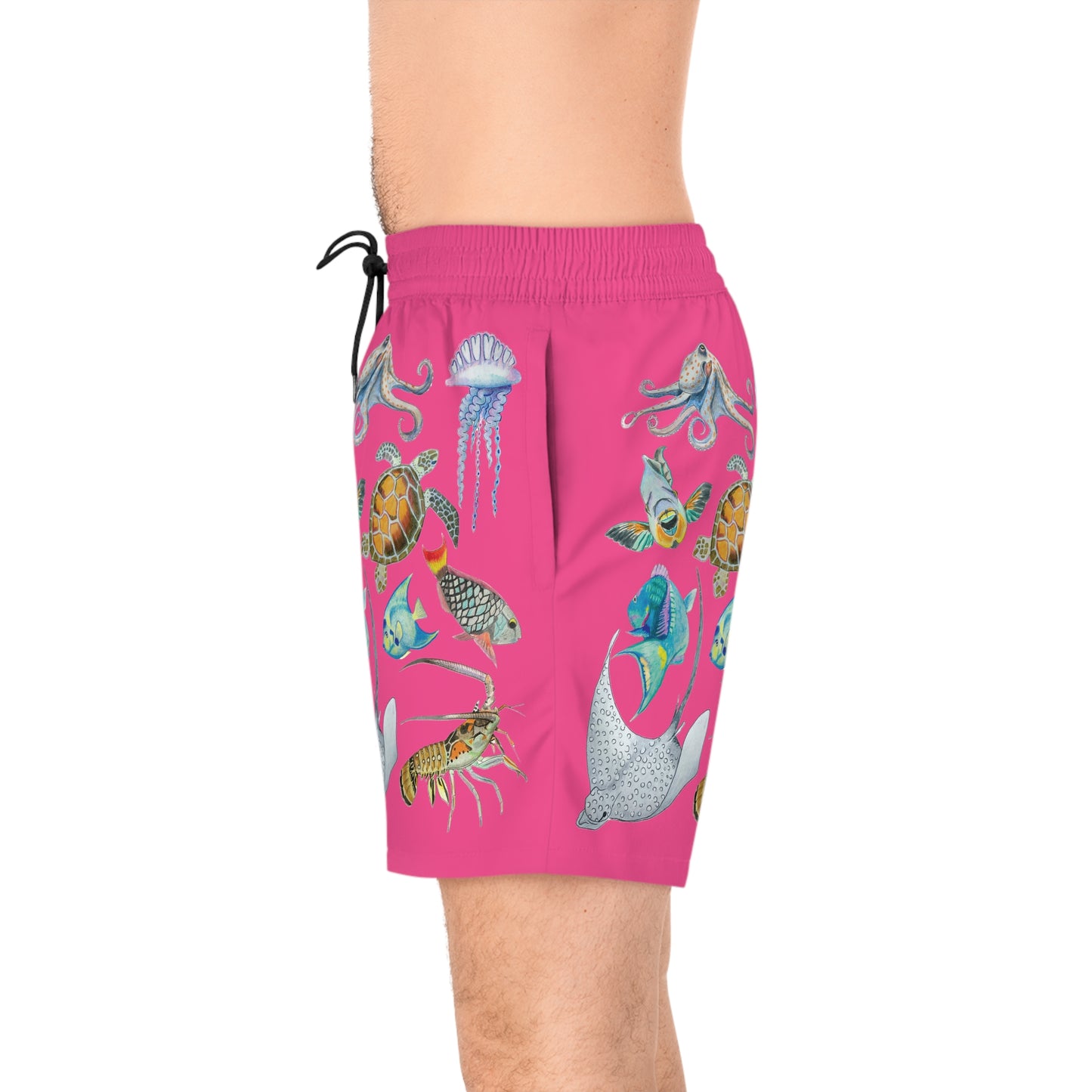 Sargasso Sunset - Swim Trunks - Fuchsia