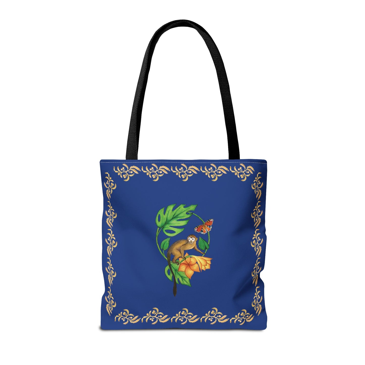 Sargasso Sea - Square Tote Bag - Dark Blue