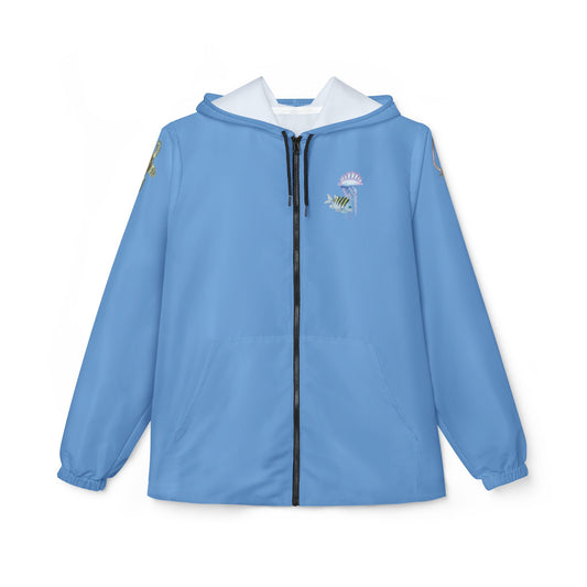 Sargasso Sea - Eco-Friendly Windbreaker Jacket - Light Blue