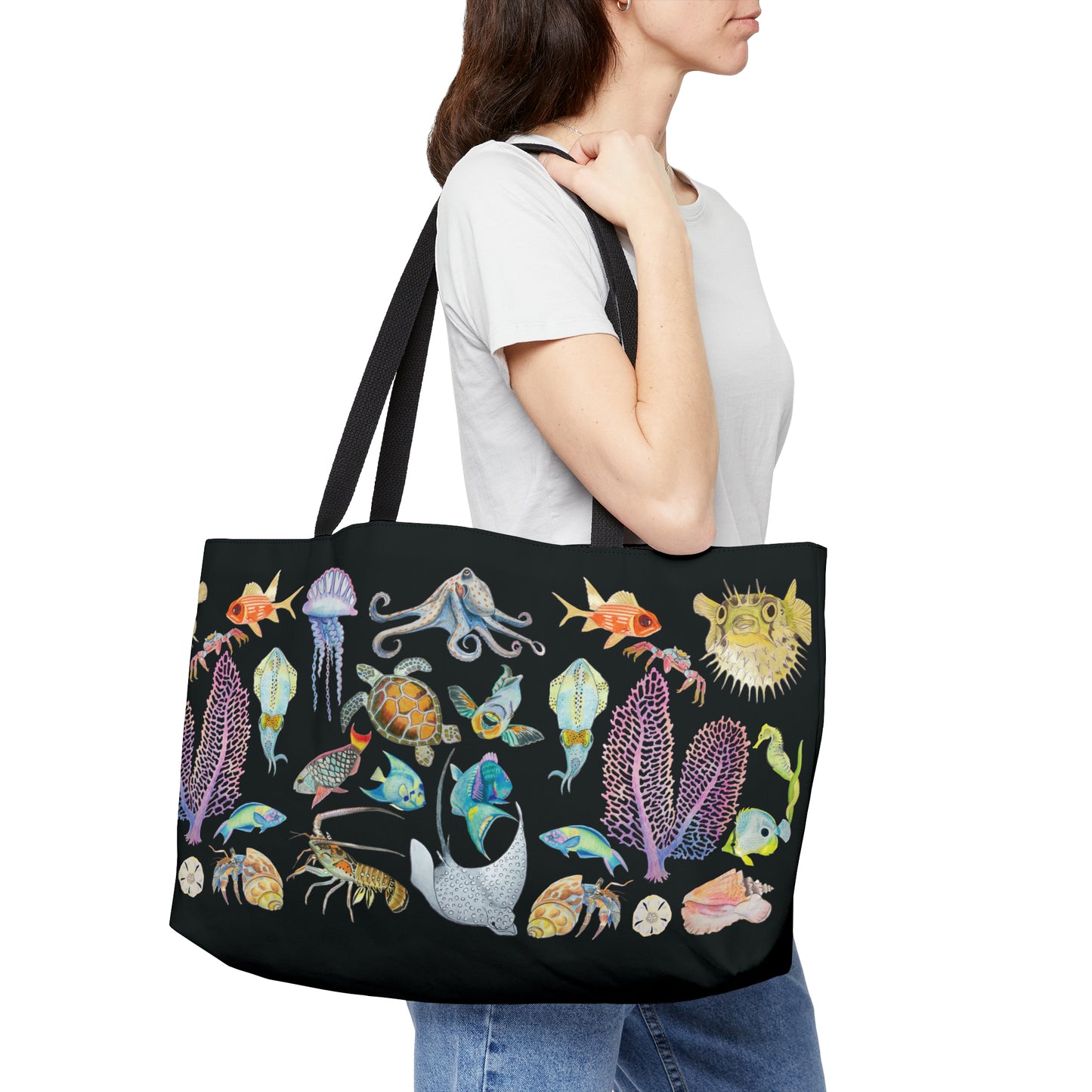 Sargasso Sea - Tote Bag - Black