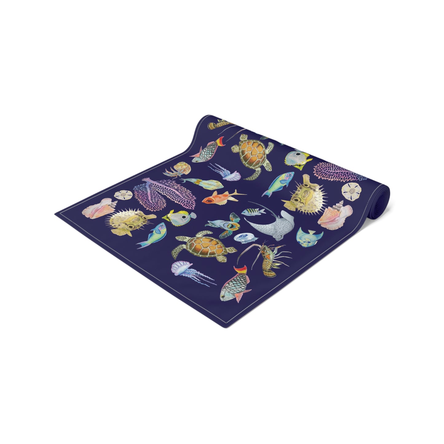 Sargasso Sea - Table Runner - Midnight