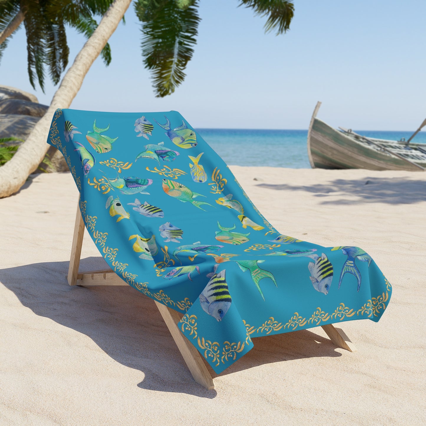 Sargasso Sea - Beach Towel - Turquoise